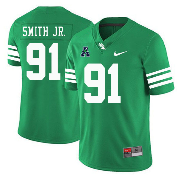 #91 Keith Smith Jr. North Texas Mean Green College Football Jerseys Stitched-Green